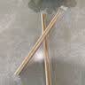 1号会员店（One's Member）一次性天削连体筷子120双加长24cm 烧烤露营外卖独立包装免洗竹筷 实拍图