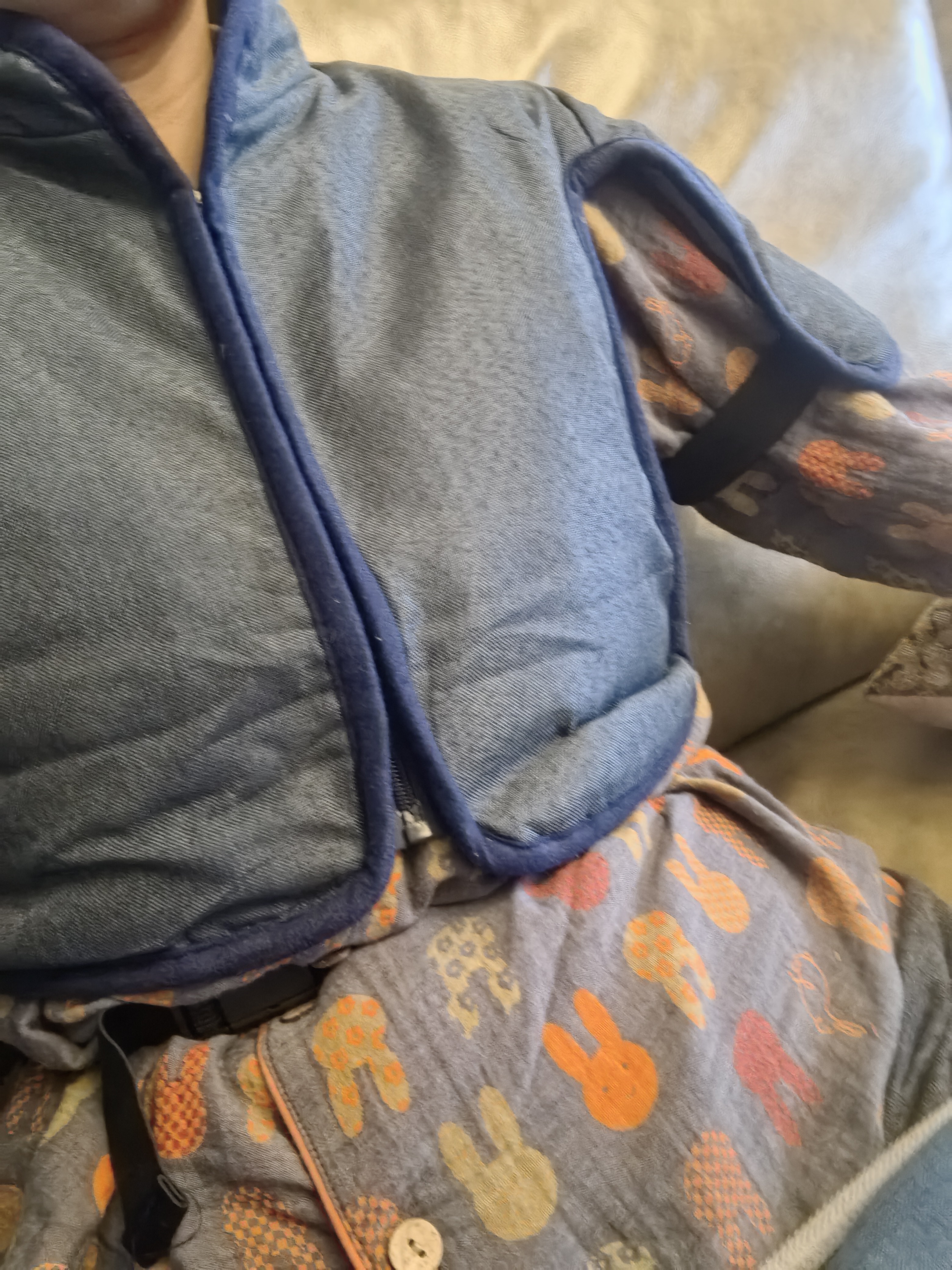 俞兆林电加热发热披肩颈椎肩颈热敷袋理疗袋艾灸艾草盐袋海盐热敷包蓝 实拍图