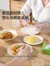 美丽雅  一次性手套食品用升级加厚200只 盒装抽取pe手套厨房餐饮家务 实拍图