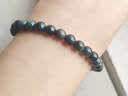 石玥珠宝精品6mm彩虹眼天然黑曜石手串本命年转运珠水晶手链男女士款 实拍图