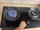 美的（Midea）【天然气】燃气灶 家用5.2kW猛火灶台嵌两用 70%热效率 JZT-A3 实拍图