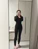 猫人女士玻尿酸美肤内衣女润肤抗菌防螨薄款秋衣秋裤套装高弹 实拍图