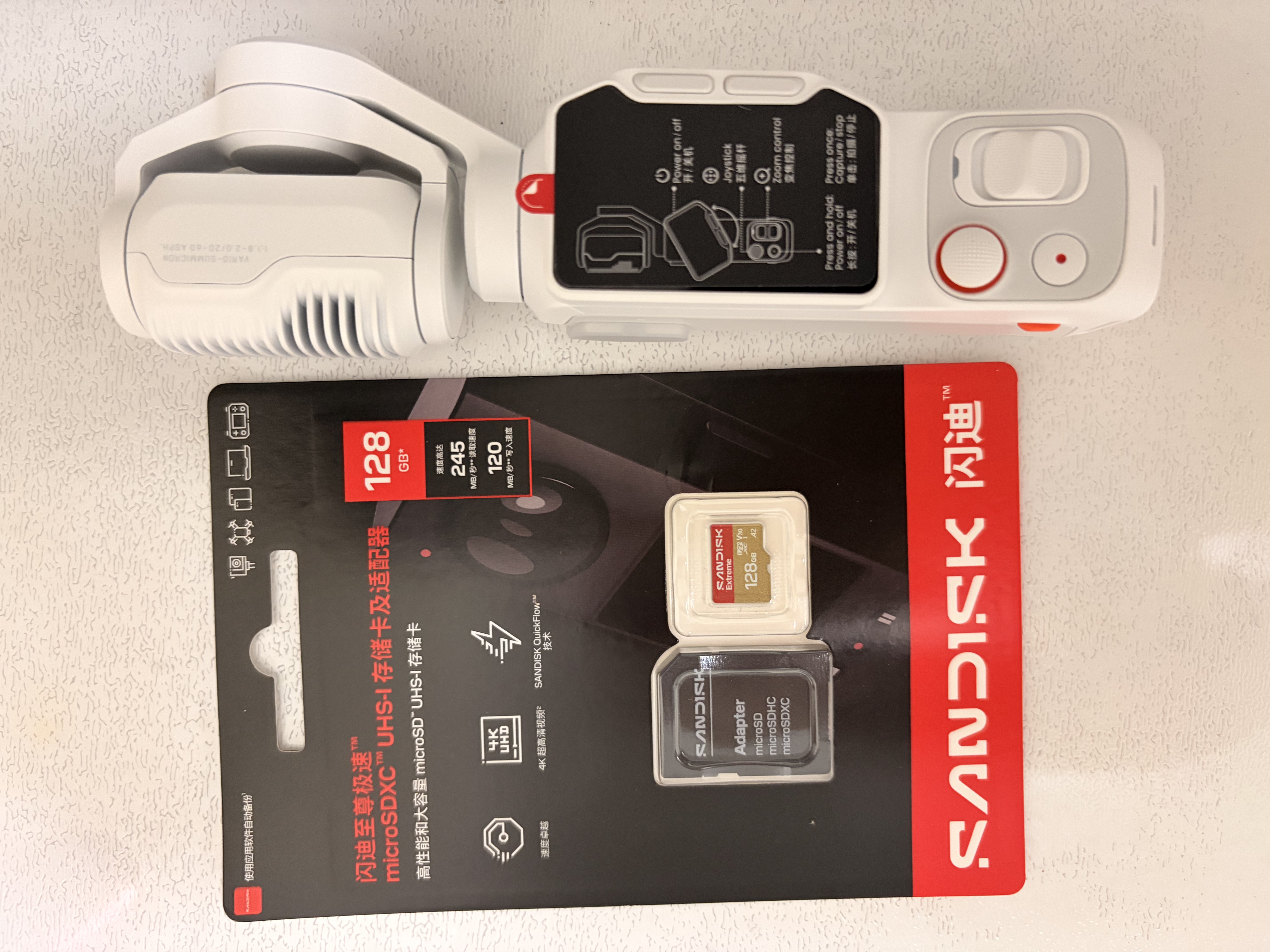 Sandisk闪迪内存卡存储tf卡运动相机卡高速gopro相机无人机内存卡MicroSD卡u3/v30 适用于适用pocket4 新升级款 128G【送读卡器 入会领10元券】 实拍图