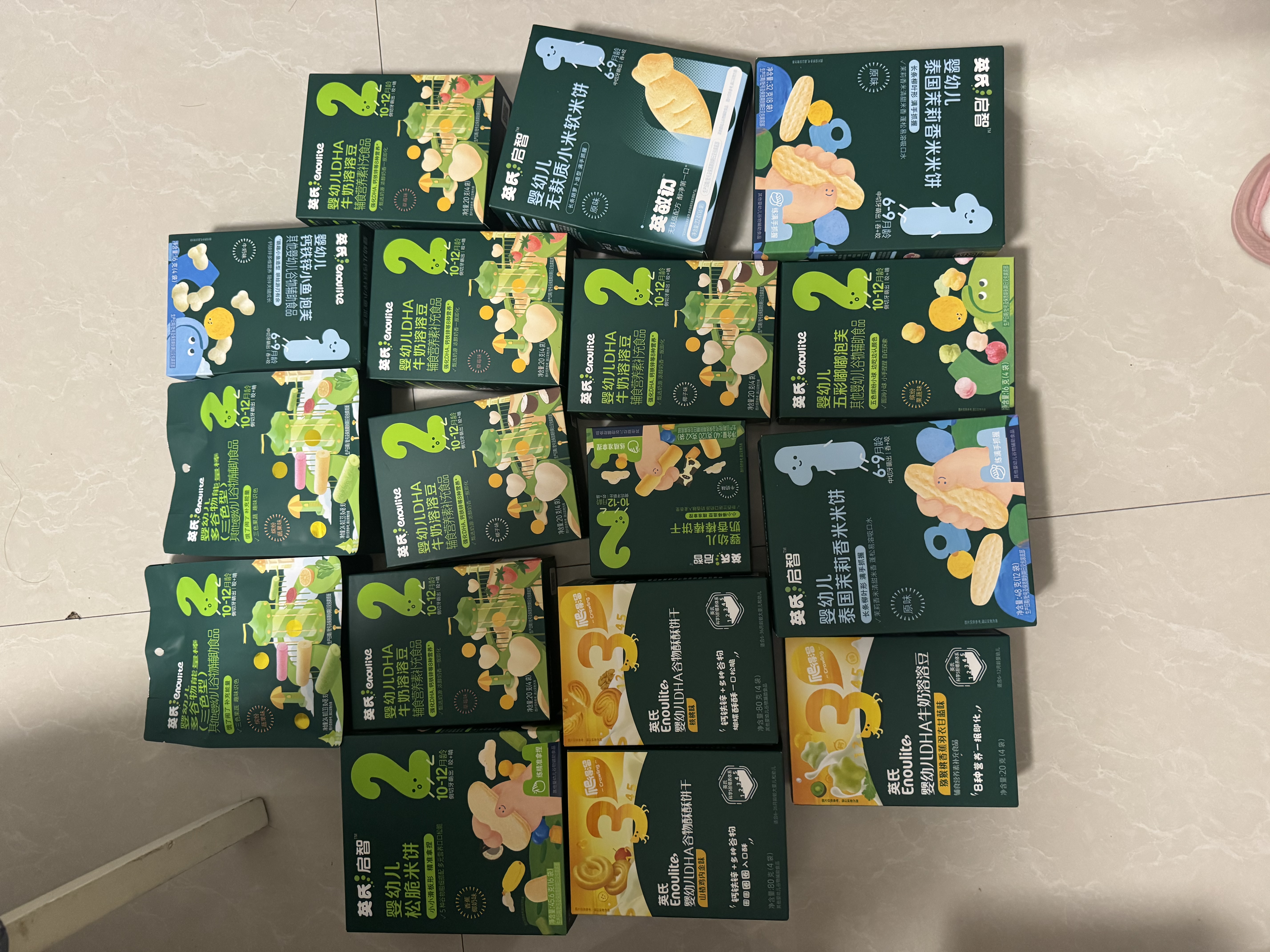 英氏婴幼儿奶香棒棒饼干 宝宝零食牛奶高钙手指磨牙饼干辅食40g 实拍图