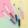 uni三菱【热门商品】 uni-ball UMN-138S按动黑色中性笔0.38mm黑笔签字笔学生专用水性笔黑波点杆 1支 实拍图
