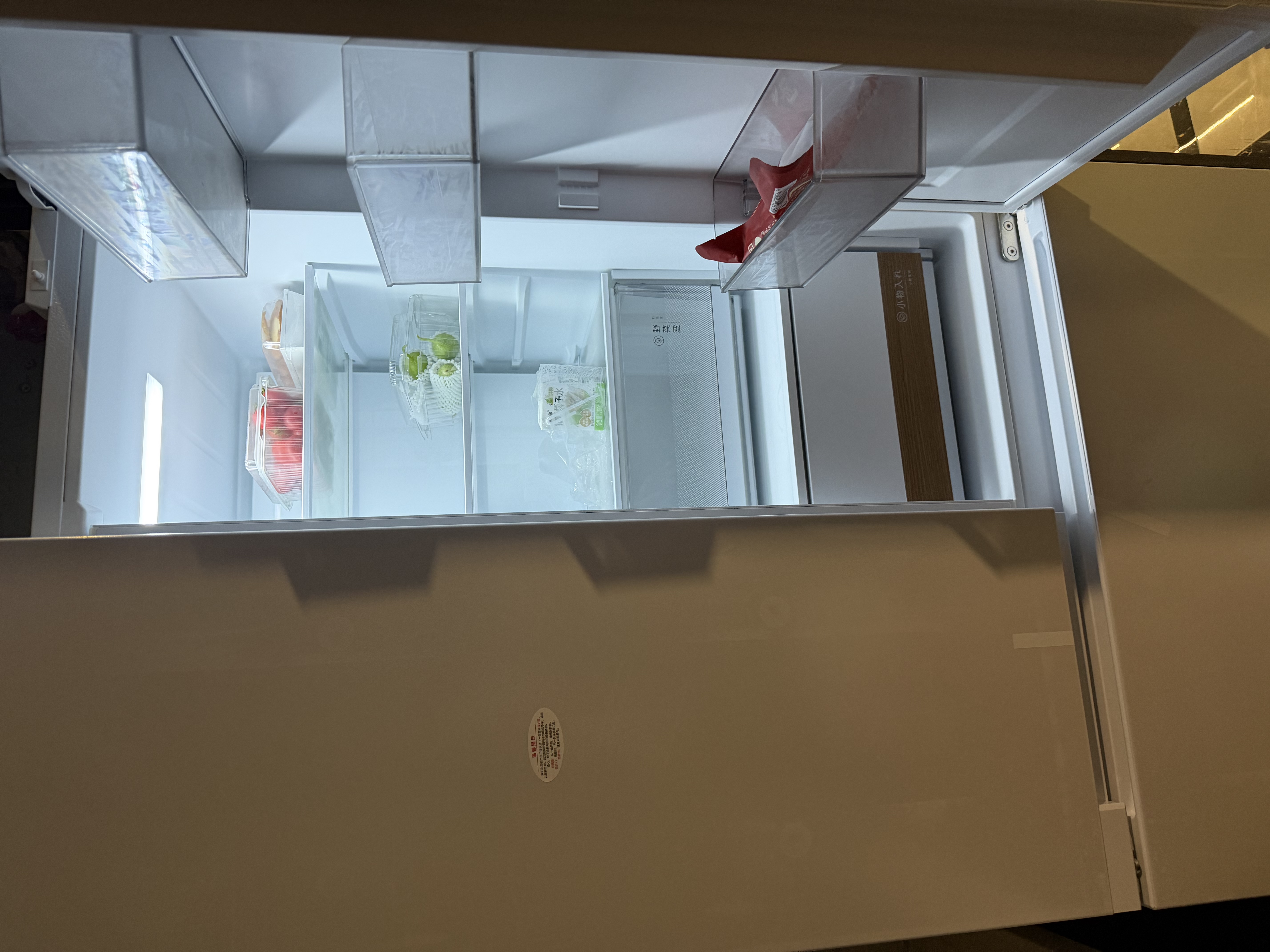 东芝【官方旗舰店】白珍珠548冰箱双系统双循环60cm薄零嵌入式大容量法式多门家用制冰电冰箱 GR-RF548WI-PM165 云脂白 实拍图