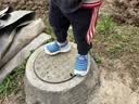 巴布豆童鞋男女宝宝毛毛虫学步鞋子秋透气防滑软底婴幼儿机能鞋靛蓝25 实拍图