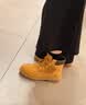 添柏岚（Timberland）踢不烂经典大黄靴高帮马丁靴户外防水童鞋青少年女12909W小麦色38 实拍图