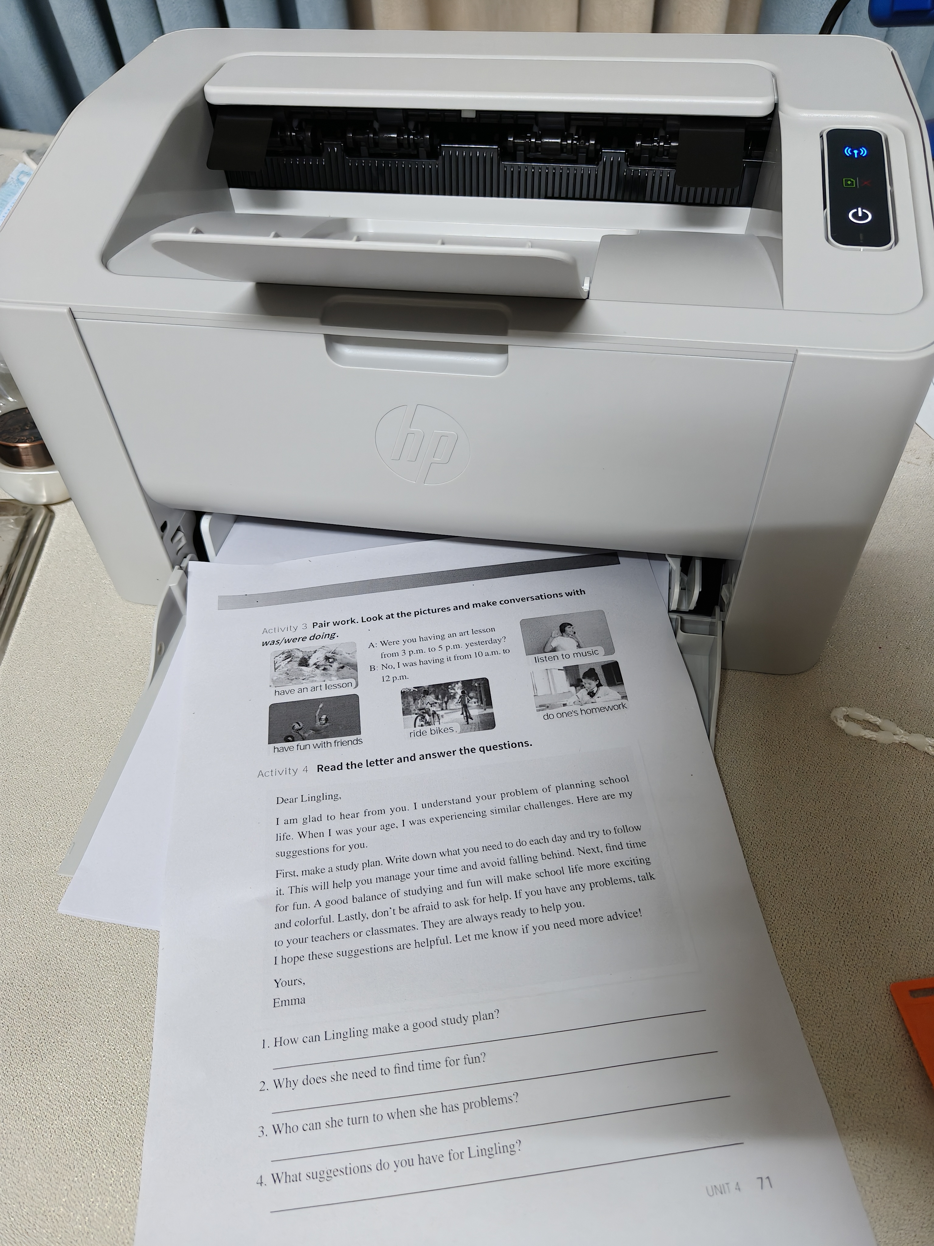 惠普（HP）102w黑白激光单功能无线家用 学生作业家庭打印 小型办公打印（105w同款） 实拍图