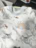 童泰（TONGTAI）宝宝秋衣套装春秋季纯棉婴儿衣服儿童睡衣男童女童秋裤蓝色90cm 实拍图