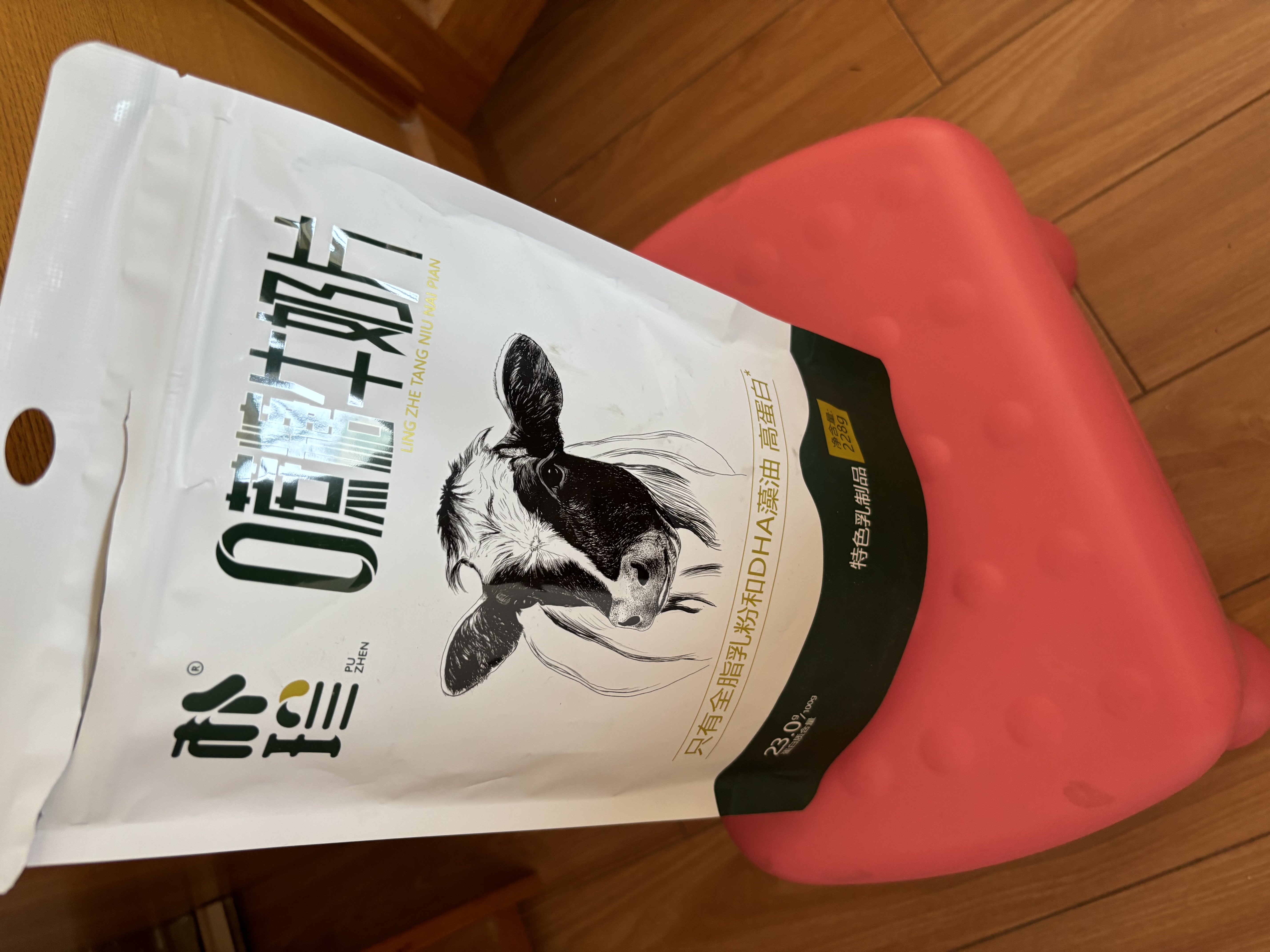 朴珍牛奶片高蛋白奶贝228g无添加剂儿童解馋休闲甄选健康零食内蒙奶食 实拍图