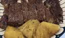 鲜京采惠选 南美Minerva草饲原切眼肉牛排1kg 2.5cm厚切 减脂健身 实拍图