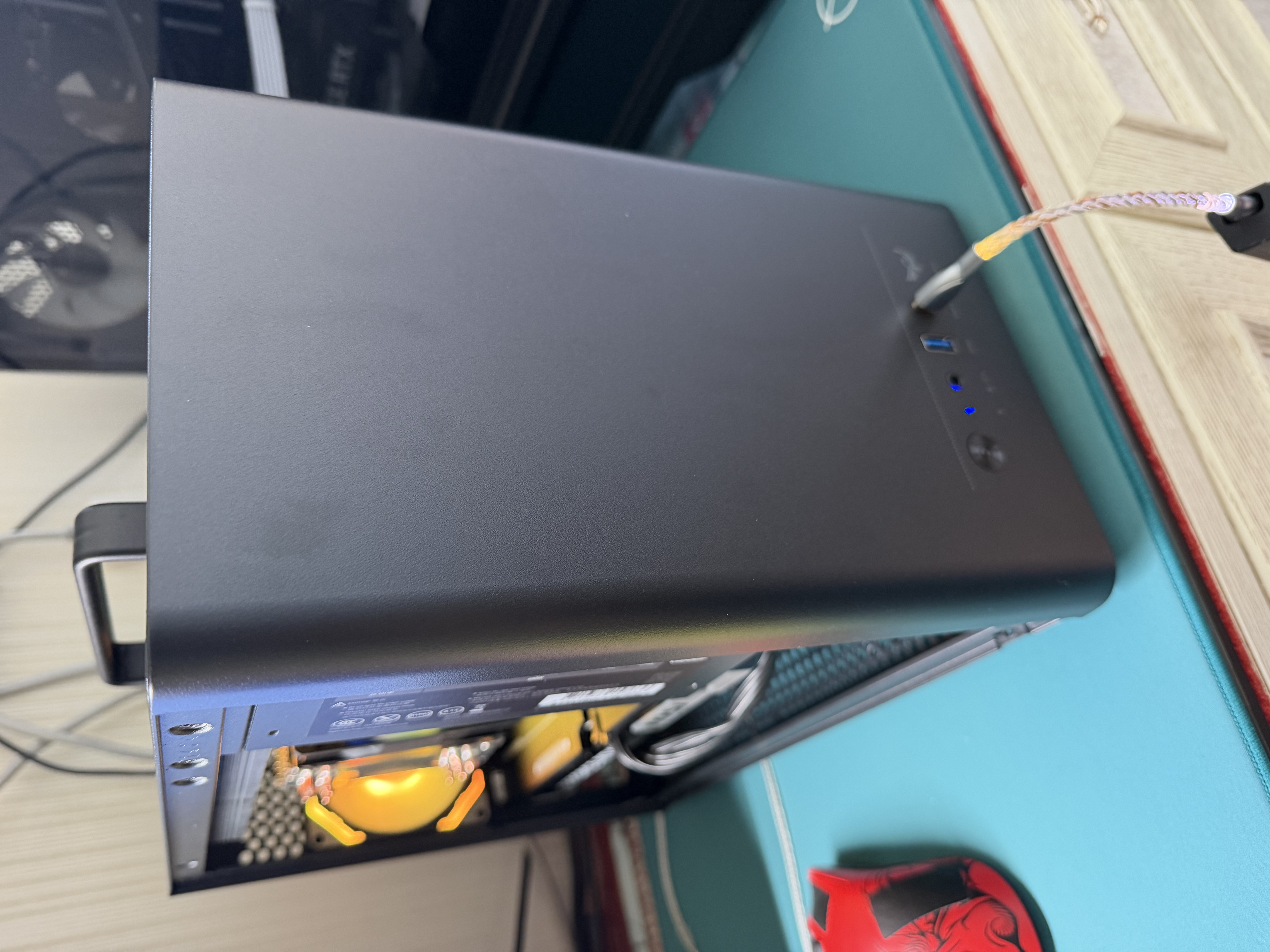 AMD R5 5600/9600X/RX7650GRE/6500XT迷你主机ITX整机手提DIY电脑组装机台式mini办公台式机AI PC电脑 配置十丨R5 9600X/RTX5060Ti 实拍图