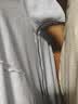 优衣库柔滑棉质拉链针织开衫女装男装/毛衣毛衫外套487005 61 水蓝色 L 实拍图
