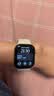 Apple/苹果/苹果 Watch Series 12 智能手表蜂窝版42毫米浅金色铝金属表壳沙砾色运动型表带S/M MJJ04CH/B 实拍图