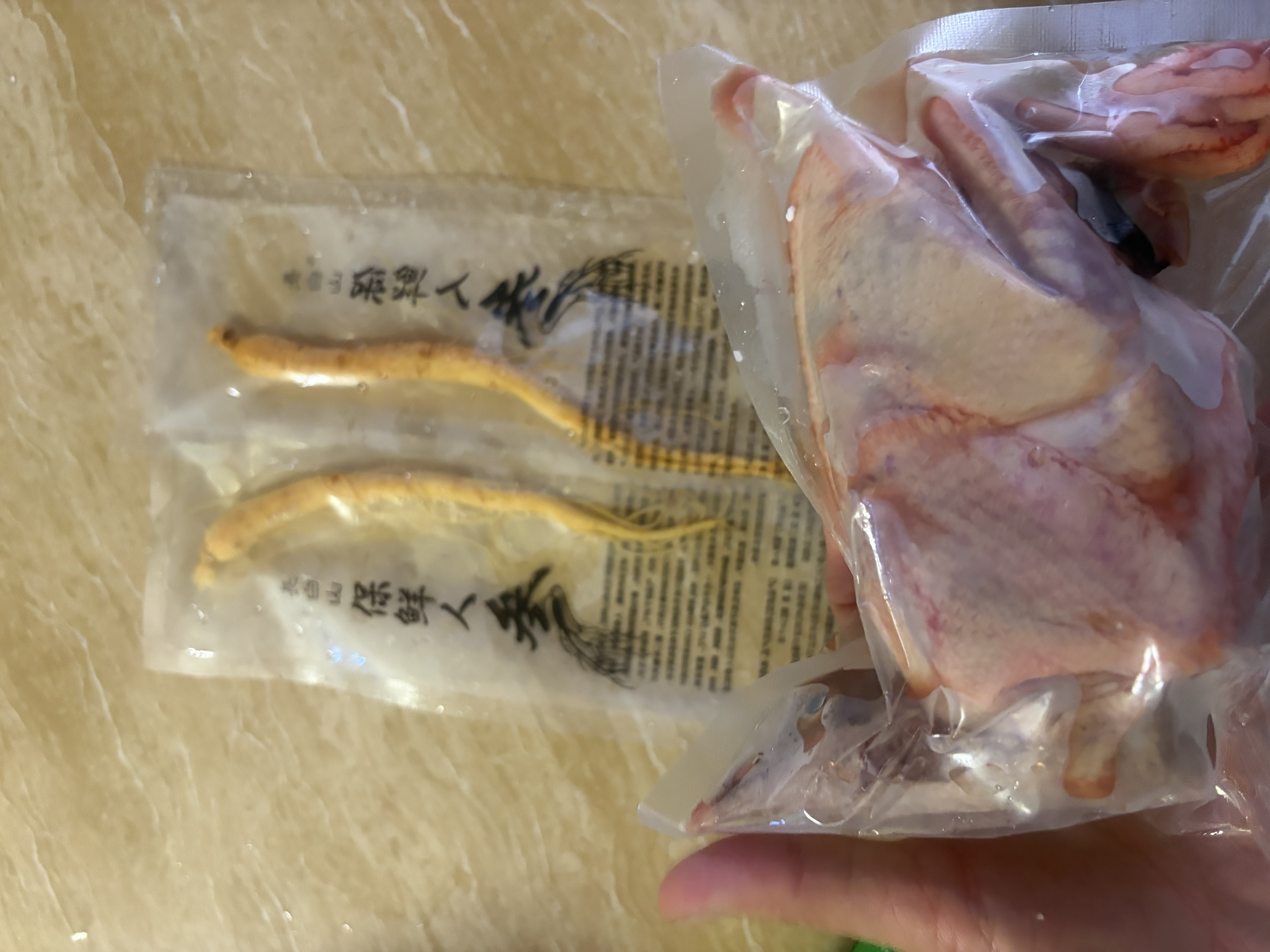 森牧农老麻鸭老母鸡土鸽子炖汤配料包人参包炖汤包x1包 人参包 实拍图