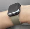 Apple/苹果 Watch Series 12 智能手表GPS款42毫米浅金色铝金属表壳沙砾色运动型表带S/M MJF14CH/B 实拍图
