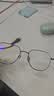 依视路（ESSILOR） 新款商务男镜架时尚镜框女配依视路镜片近视定制眼镜网上配镜 钛金属-4023BK-黑色 镜框+依视路A4防蓝光1.60现片 实拍图