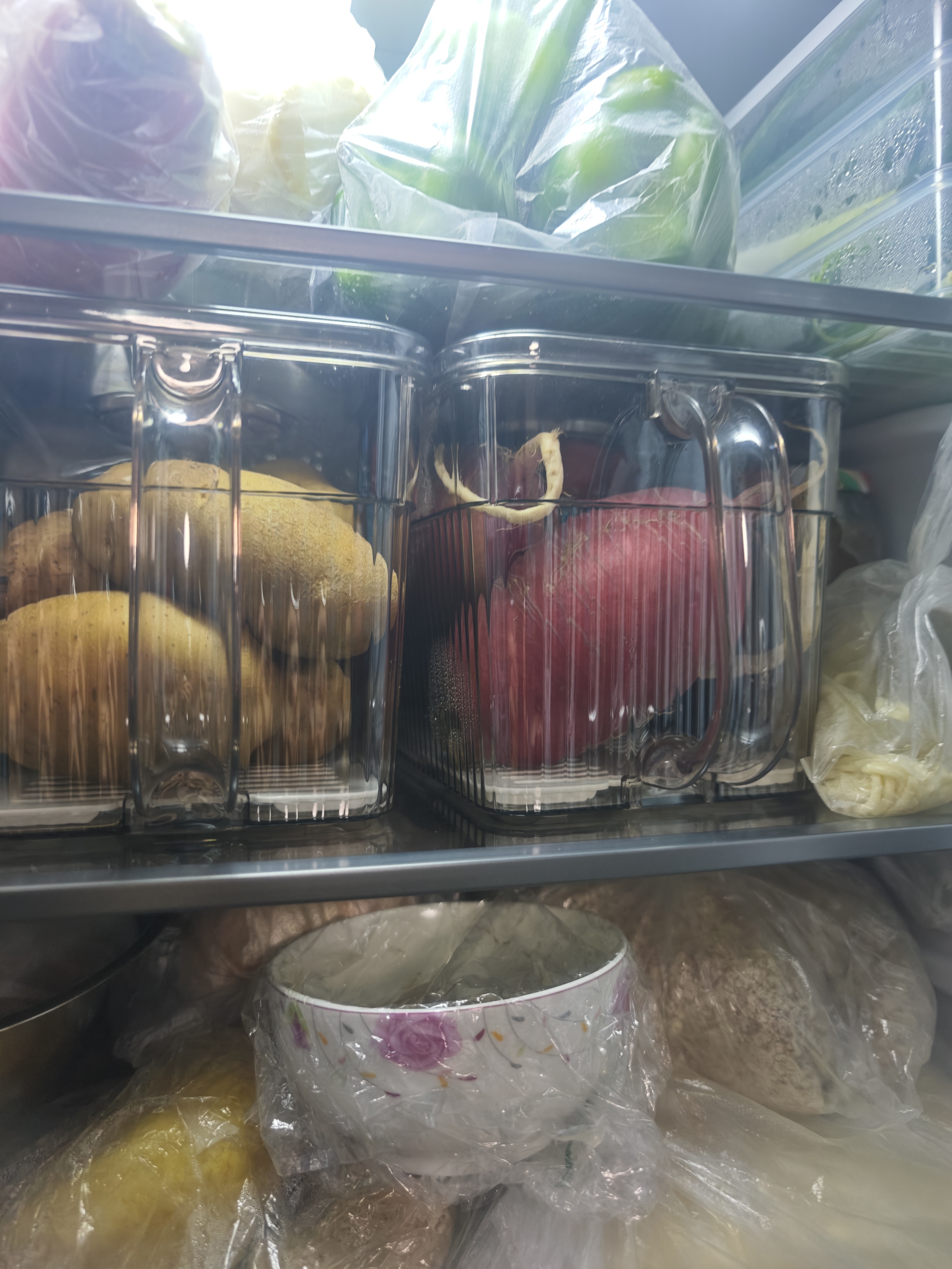 佳帮手收纳盒可拆卸把手食品级冰箱蔬菜鸡蛋保鲜盒厨房冷藏储物盒 实拍图
