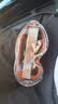 首盾 护目镜 防飞溅粉尘骑行防风抗冲击透光打磨防尘高清透明骑行防护镜  橙框防雾护目镜 实拍图