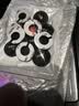 汽车车门减震垫片夜光缓冲隔音防撞垫贴发光硅胶垫防夹手保护 升级夜光黑色【大众】12个装 实拍图