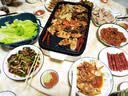 小熊（Bear）烤肉电烤盘 烤肉锅家用 一体多功能锅不沾可拆电烧烤炉 DKL-Y15C1 实拍图