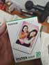 INSTAX富士instax立拍立得 mini相纸 白边双包20张+香蕴花影边框贴 实拍图