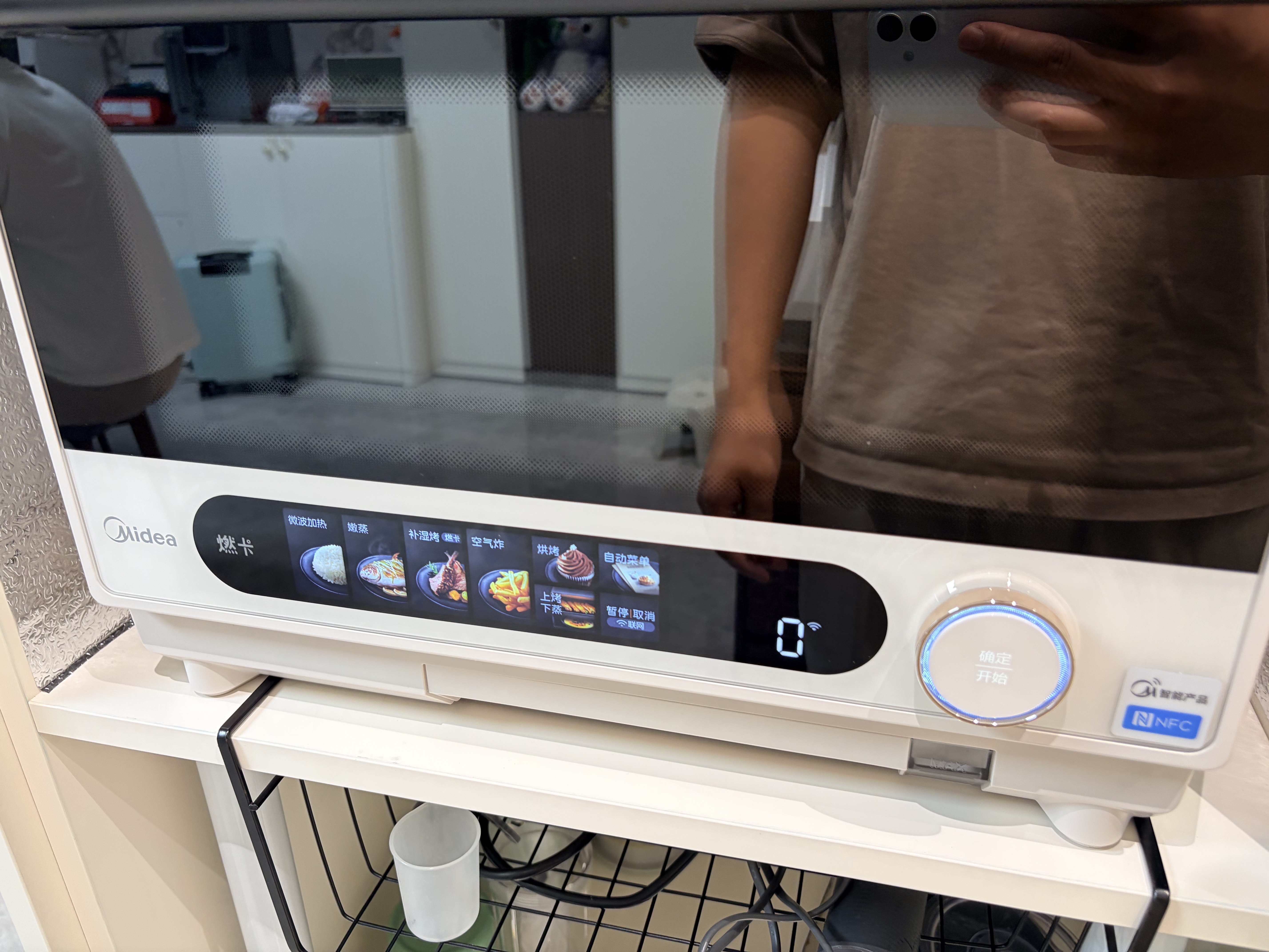 美的（Midea）微蒸烤炸炖一体四合一微波炉烤箱蒸箱空气炸锅一级能效变频寻味pro系列光波炉2026新款 实拍图