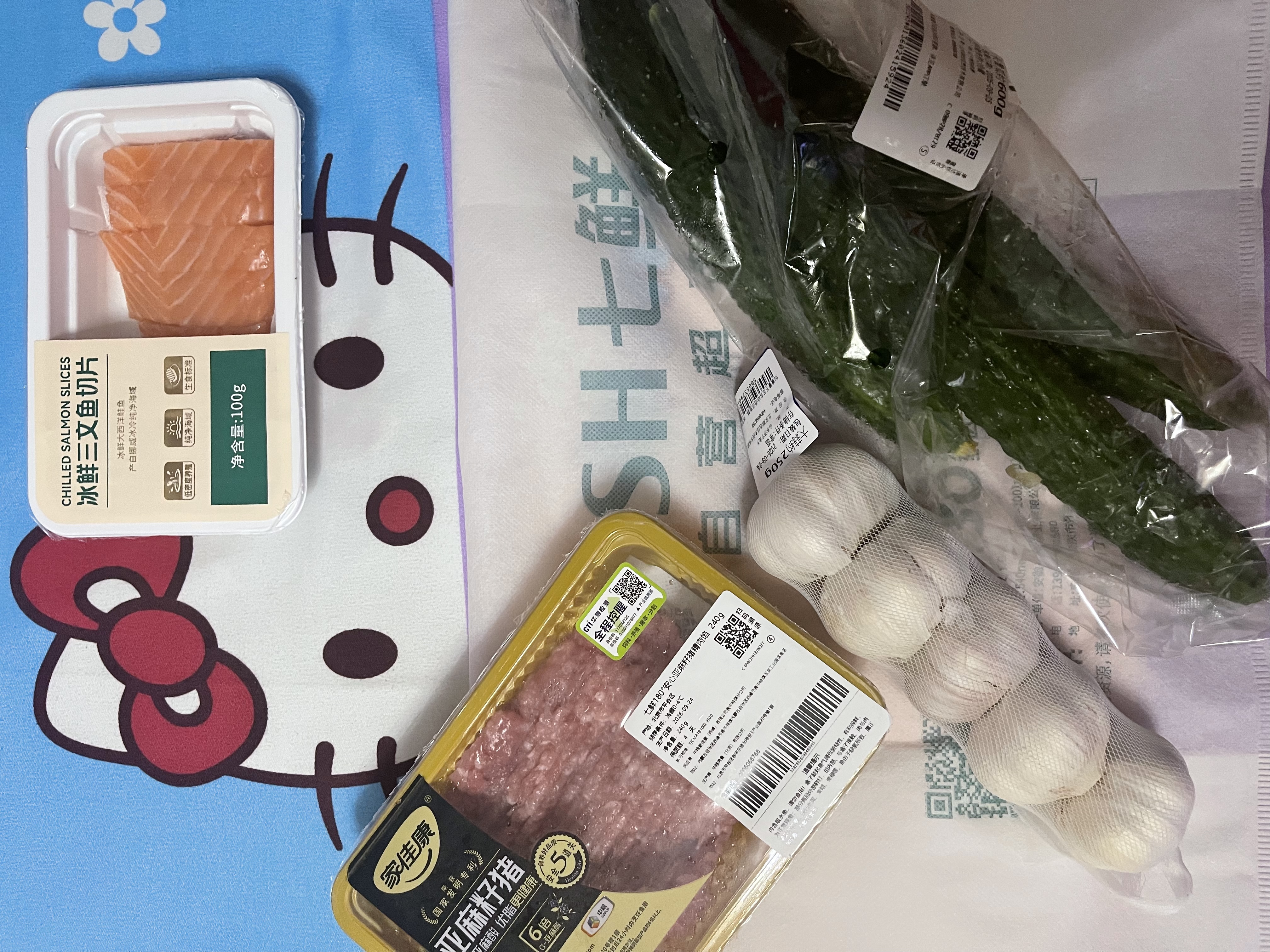 中粮家佳康【180°安心肉】亚麻籽猪精肉馅(肥瘦2:8)240g 实拍图