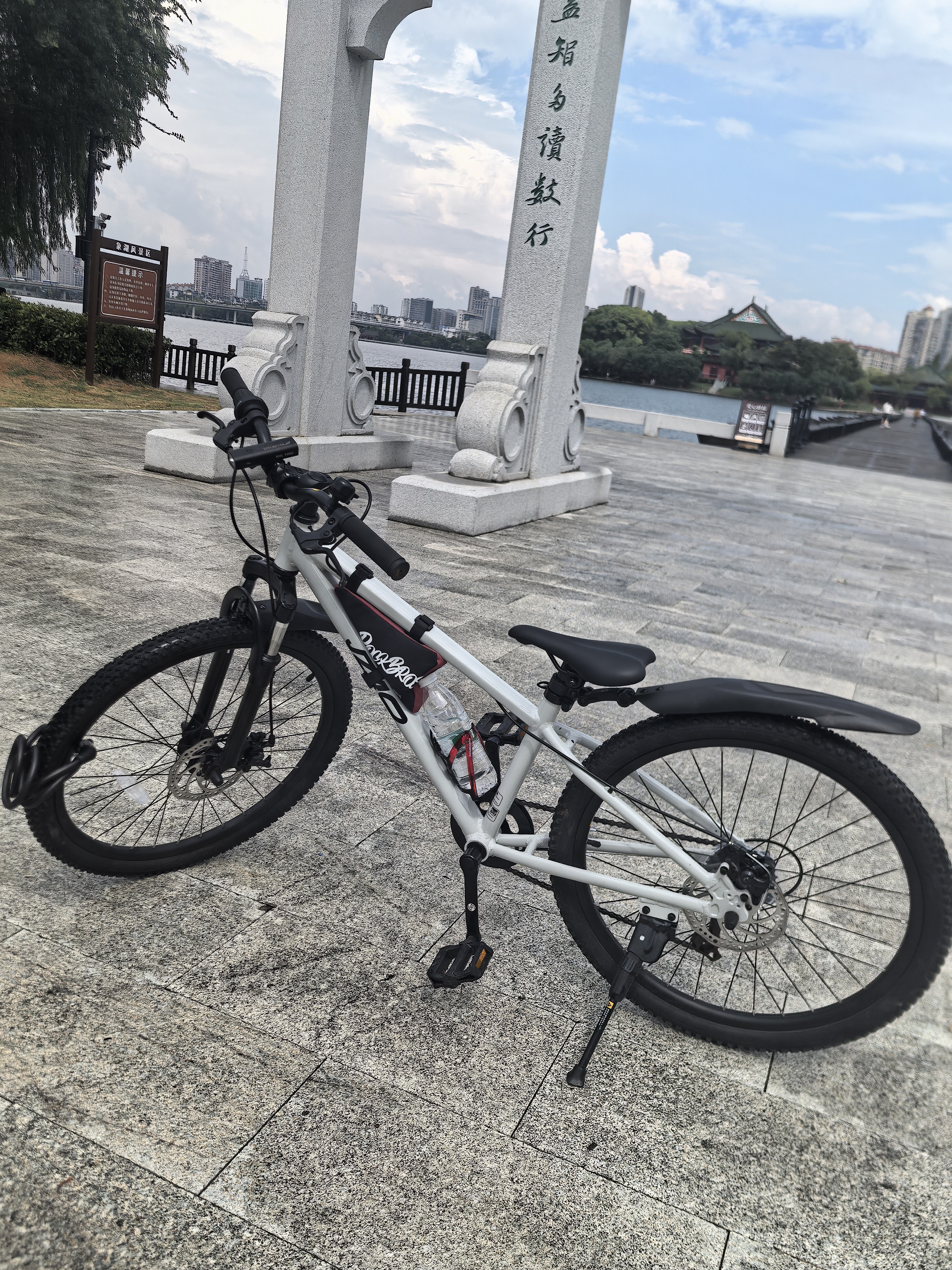 京东京造灵跃自行车铝合金车架8-12-15岁儿童自行车学生变速24寸鸽子灰 实拍图