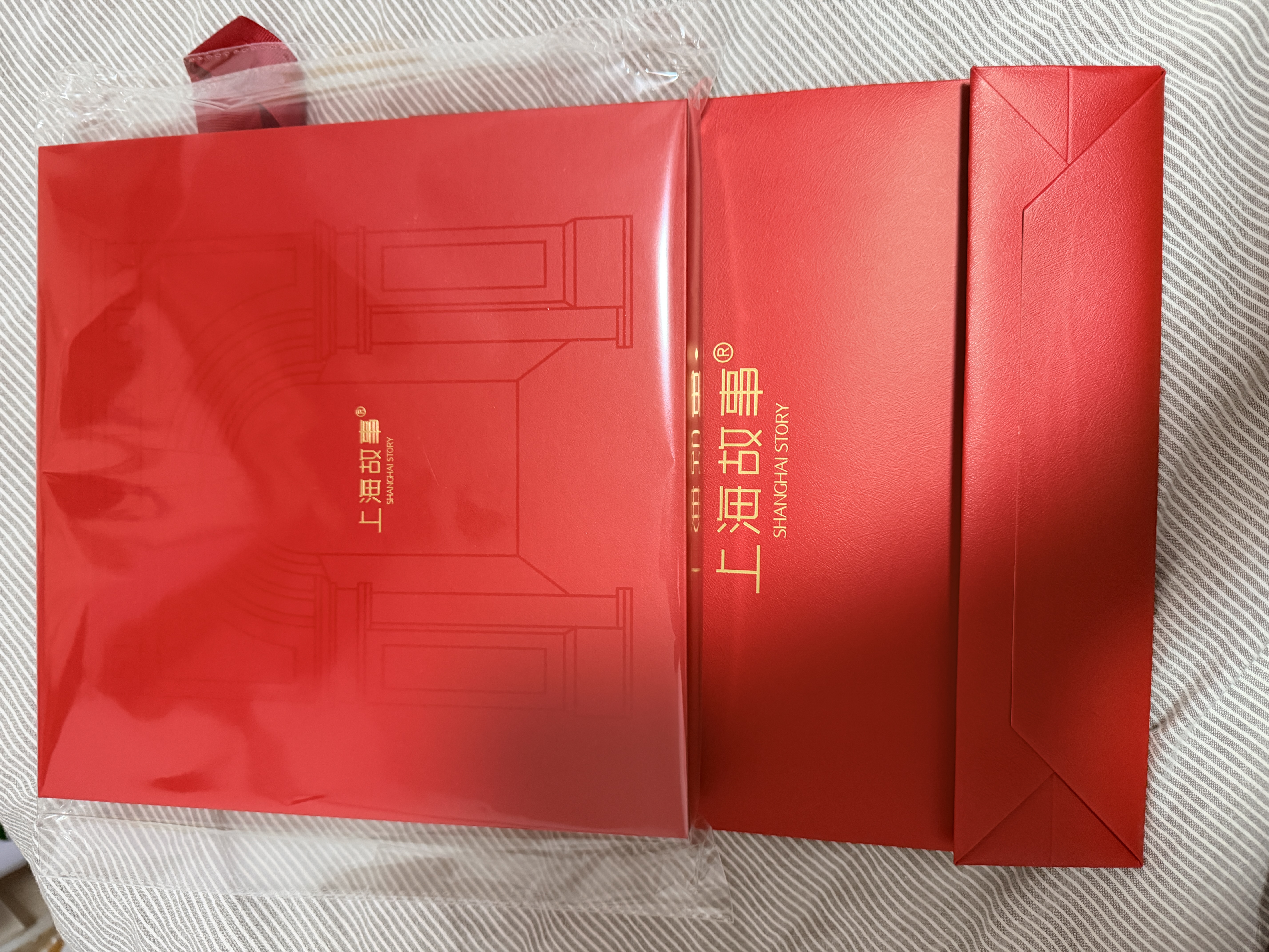 上海故事真丝丝巾100%桑蚕丝素绉缎礼盒款送妈妈生日礼物女国庆节围巾围脖 实拍图