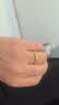 中国黄金（CHINA GOLD）足金999腰缠万贯黄金戒指时尚女戒指环送女友老婆实用生日礼物 【京东仓直发】16#-约0.8g 实拍图