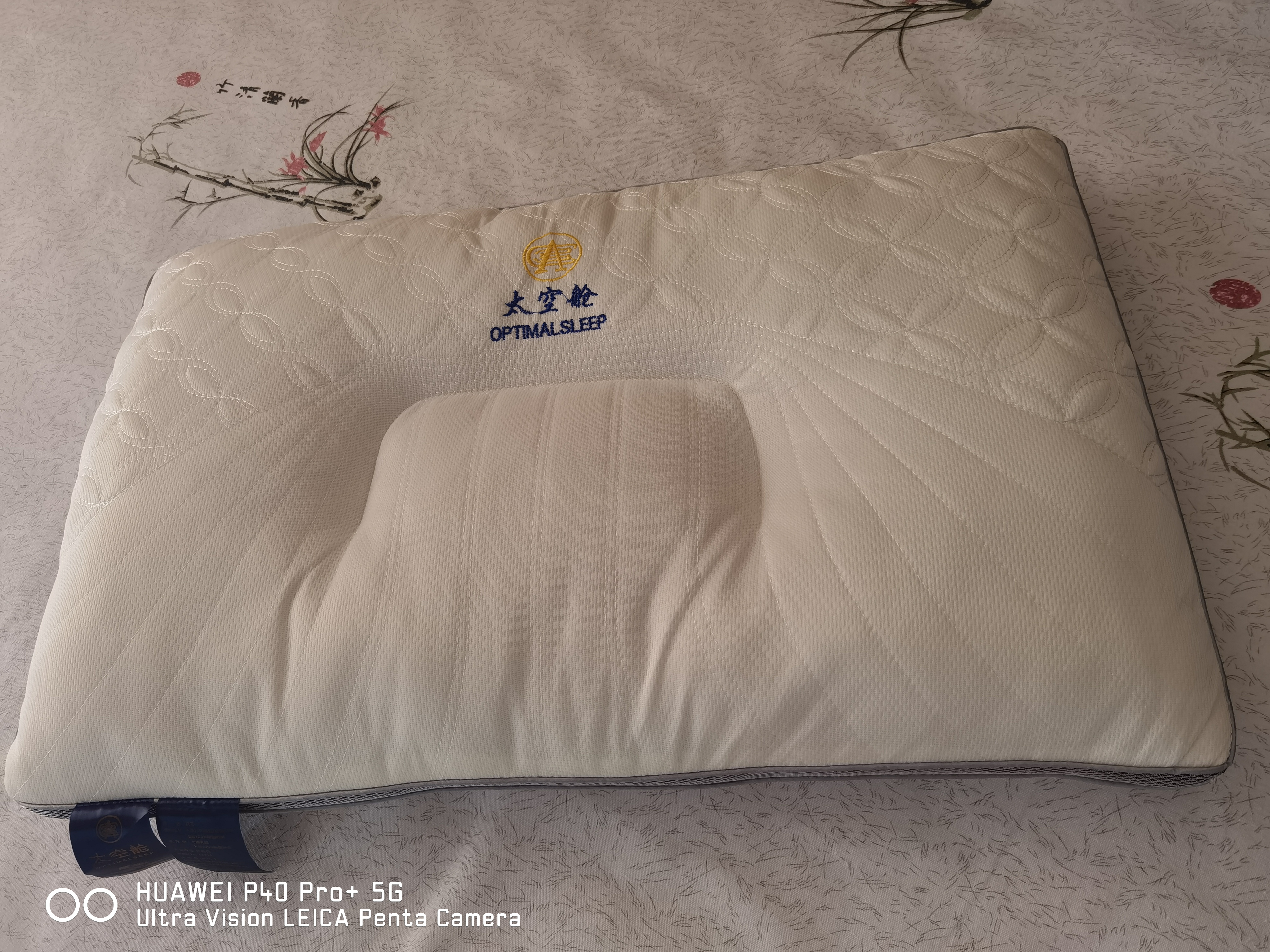 红豆乳胶枕头护颈椎枕芯助睡眠专用一对天然橡胶成人枕芯宿舍学生单人 太空舱-灰边【中枕】 48*74cm【一对装】 实拍图