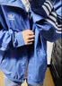 adidas通勤百搭三条纹休闲运动夹克早秋外套男女阿迪达斯三叶草 深靛蓝（推荐选大一码)   XS 实拍图