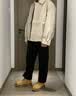 骆驼（CAMEL）马丁靴男王俊凯同款 复古大黄靴男鞋户外工装徒步登山鞋男靴 GE122W7757T 金黄色 (男款) 41 实拍图