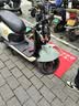 新日（Sunra）电动摩托车 丽曼72V铅酸电池超长续航1200W大动力大踏板电瓶车通勤代步电动车绿色 实拍图
