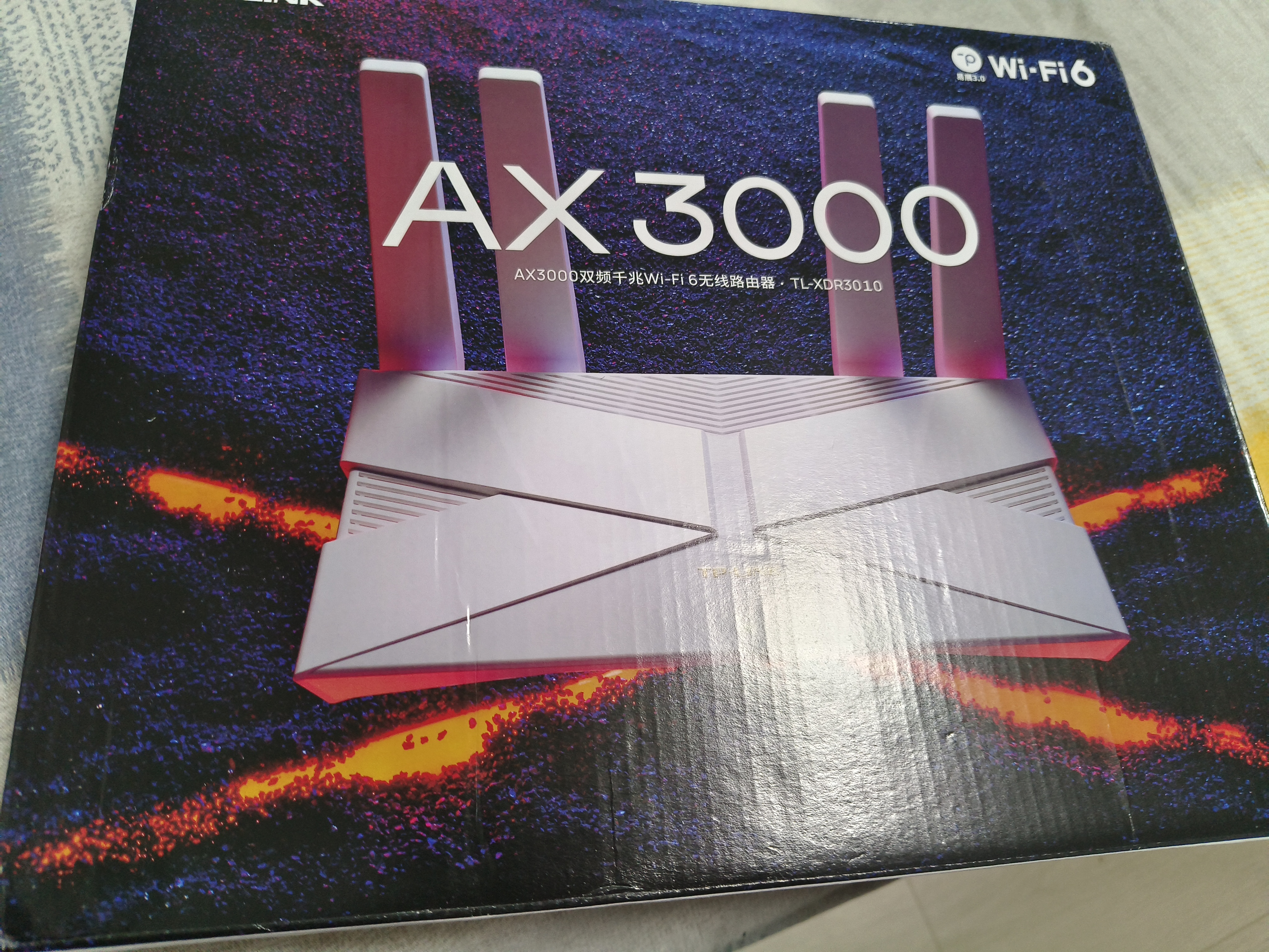 普联（TP-LINK） 大道AX3000满血WiFi6千兆无线路由器 5G双频家用穿墙 Mesh 3000M无线速率 信号增强 易展 XDR3010 实拍图