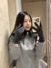 南极人手套女冬季保暖骑行开车加绒防风防寒触屏女士手套NW-510 灰色 实拍图