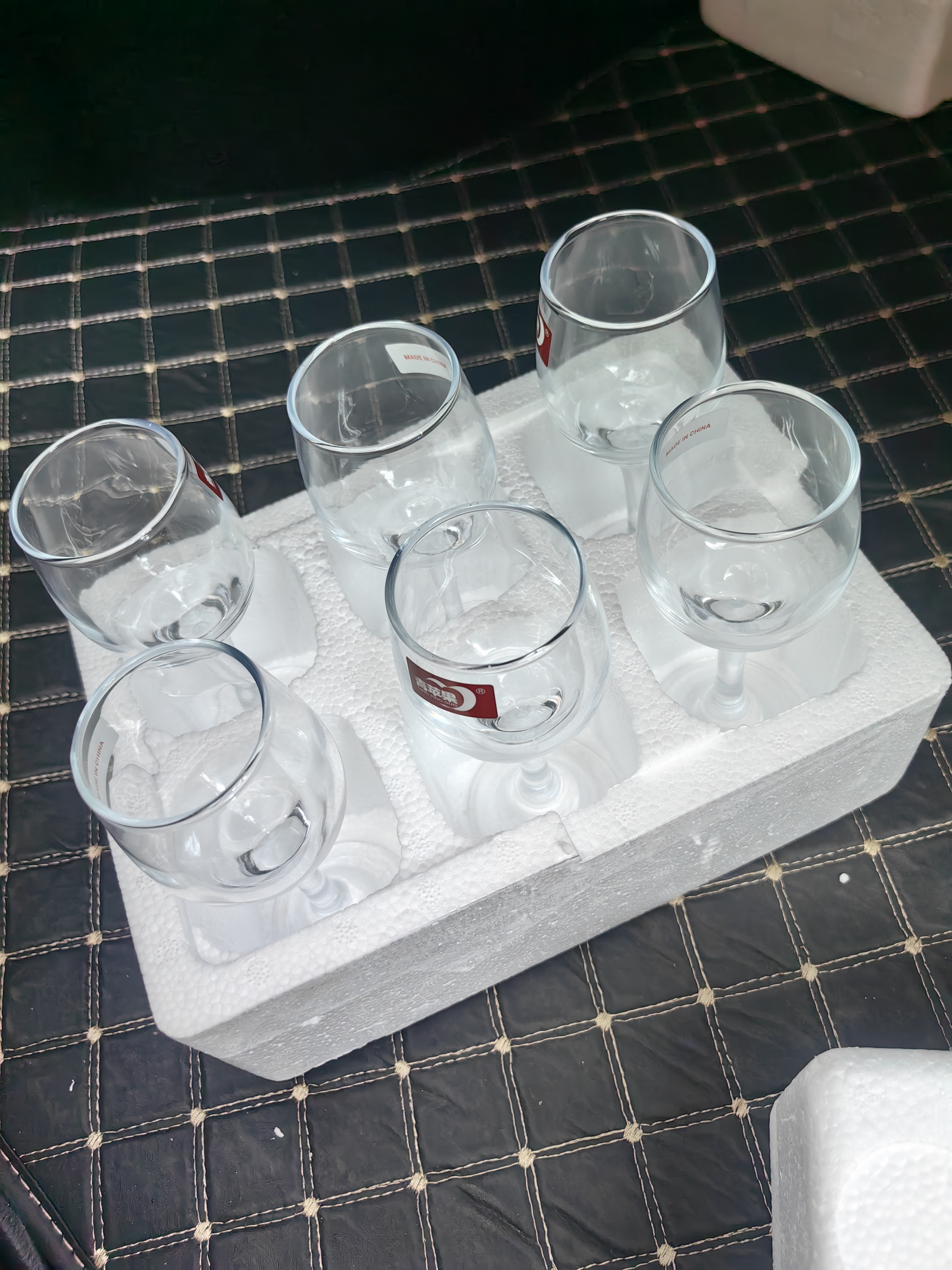 青苹果强化水晶玻璃白酒杯二两杯125ml6只 红酒杯通用办公商务家用待客 实拍图