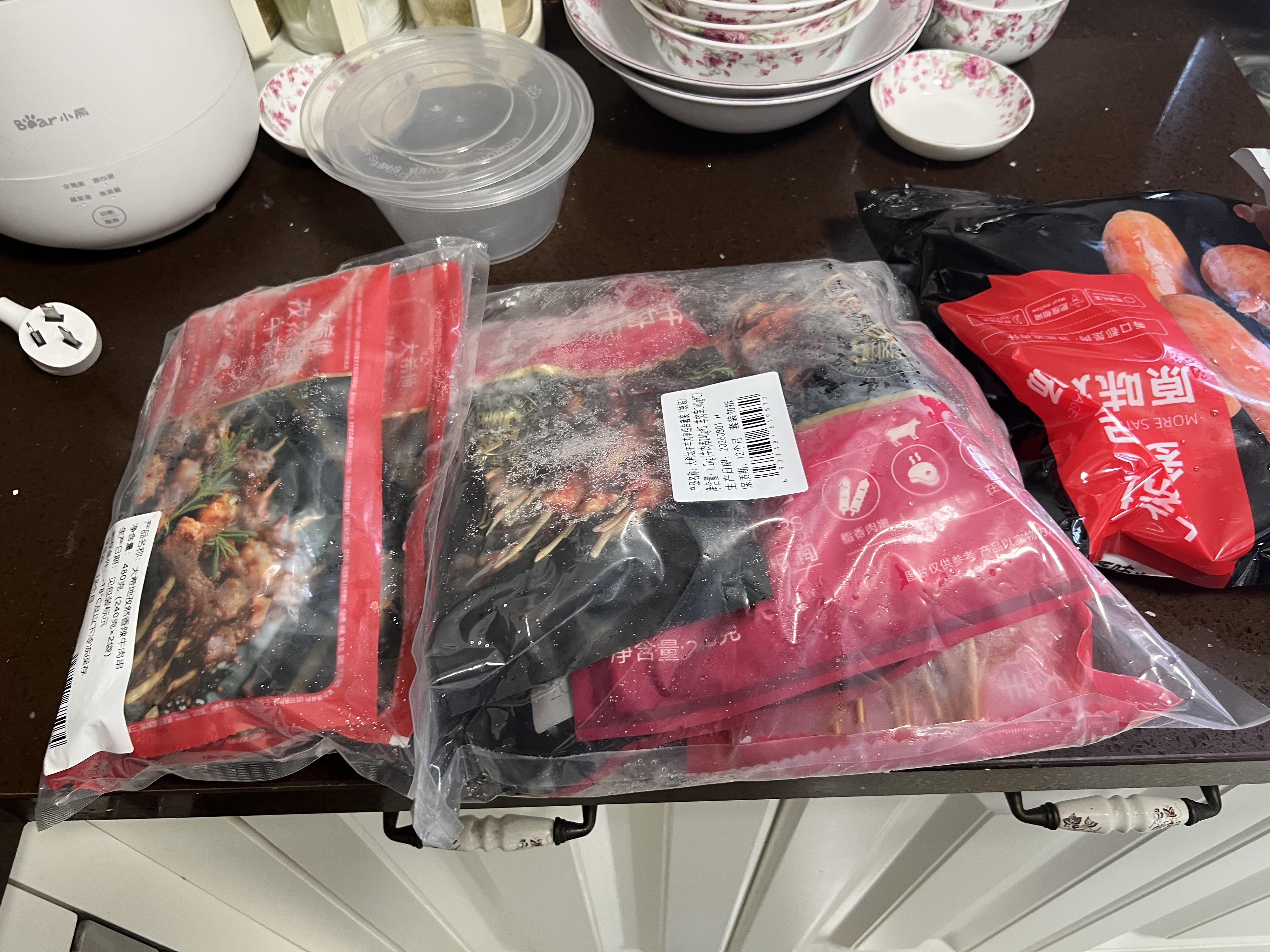 大希地香辣孜然风味调理牛肉串480g 实拍图