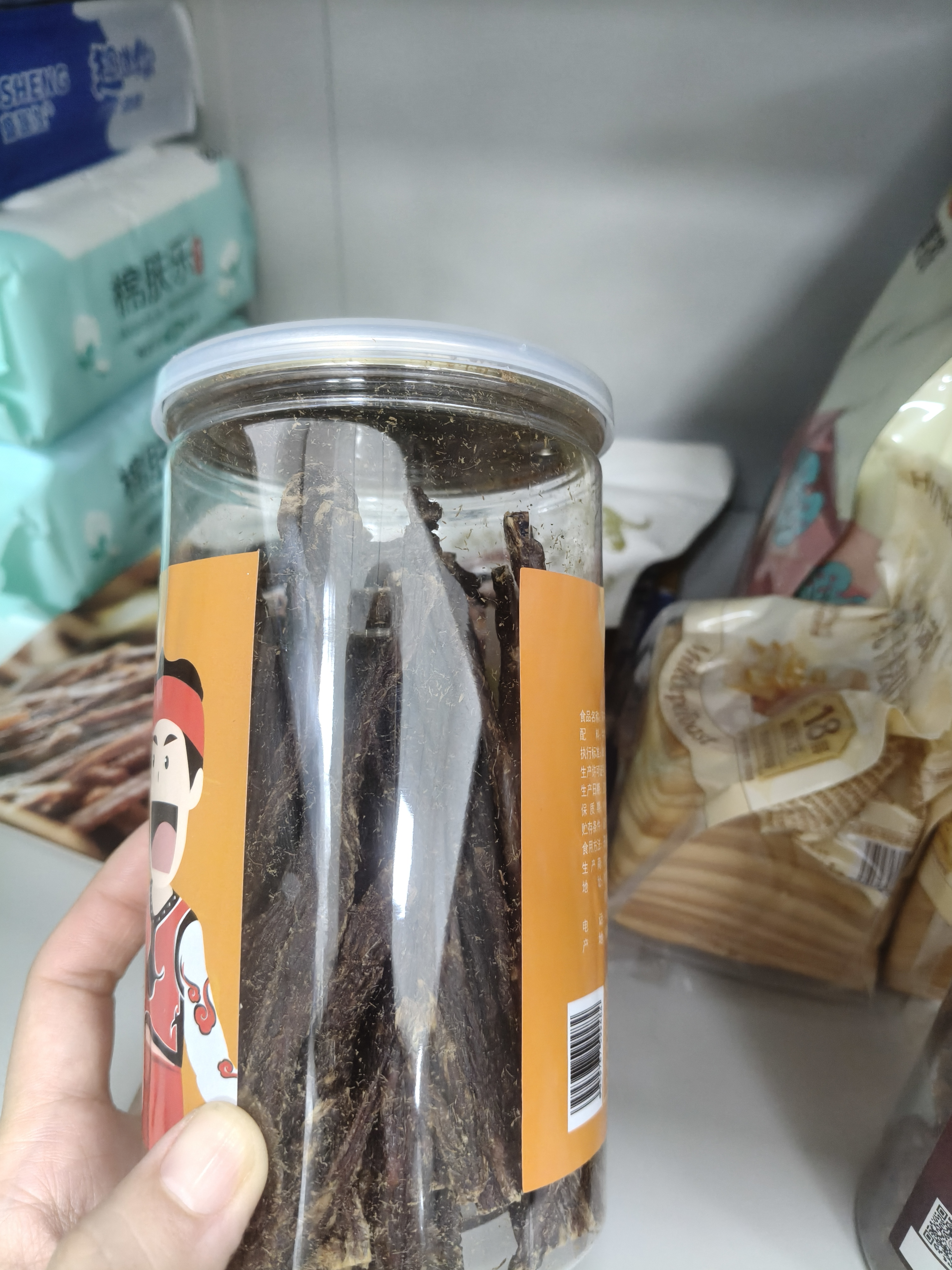 草原村保真牛肉干超干风干细条九成干正宗内蒙古特产解馋小零食160g原味 实拍图