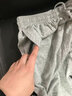 花花公子家居短裤男士春夏季居家五分裤宽松大码纯棉大裤衩夏季沙滩裤男裤 浅灰-短款 1条 XL 实拍图