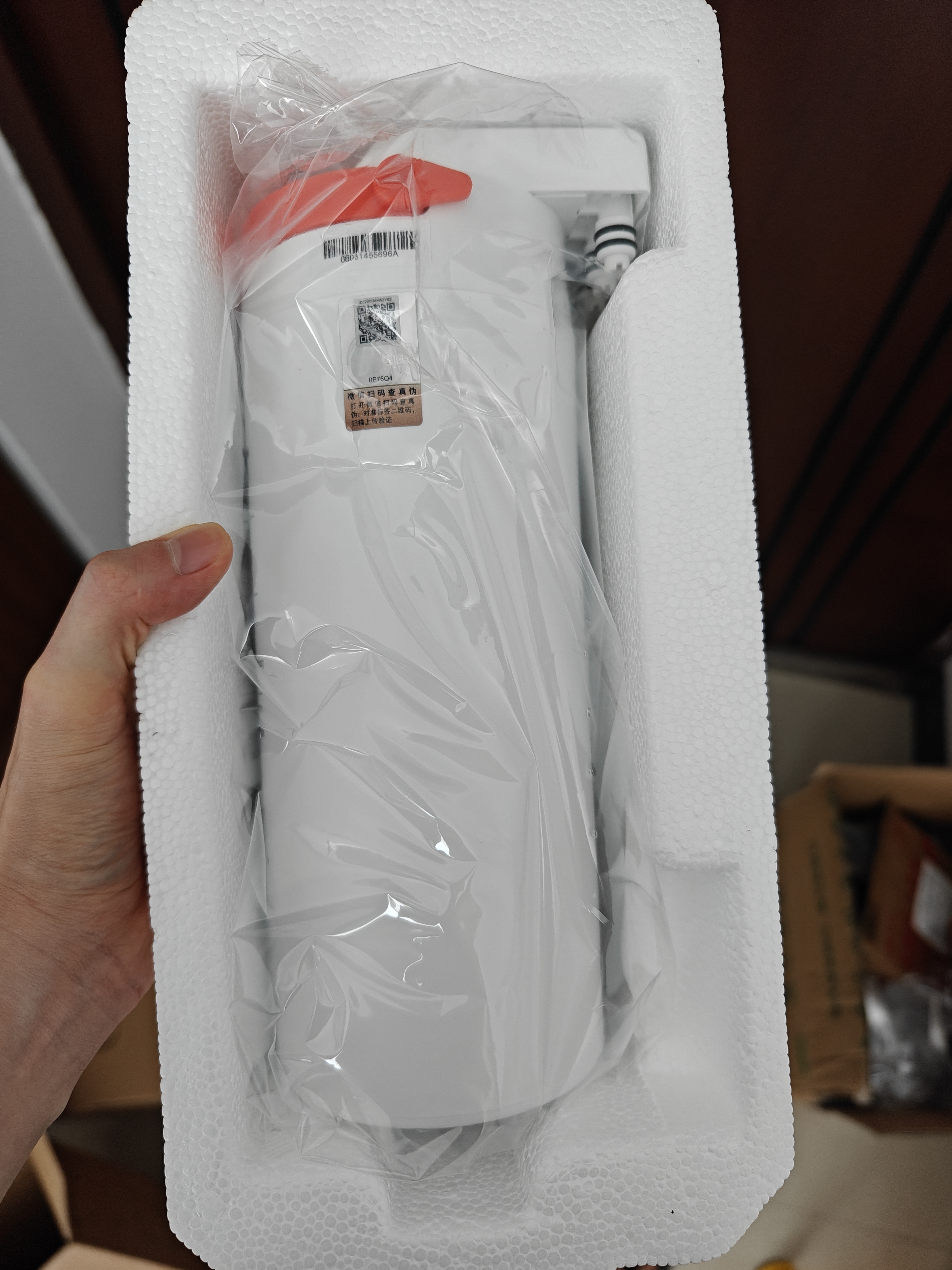 美的（Midea）净水器0阻垢剂滤芯—美的净水器滤芯家用超滤机适用于小白超滤MU1861A 原装FIST一体化超滤滤芯 实拍图
