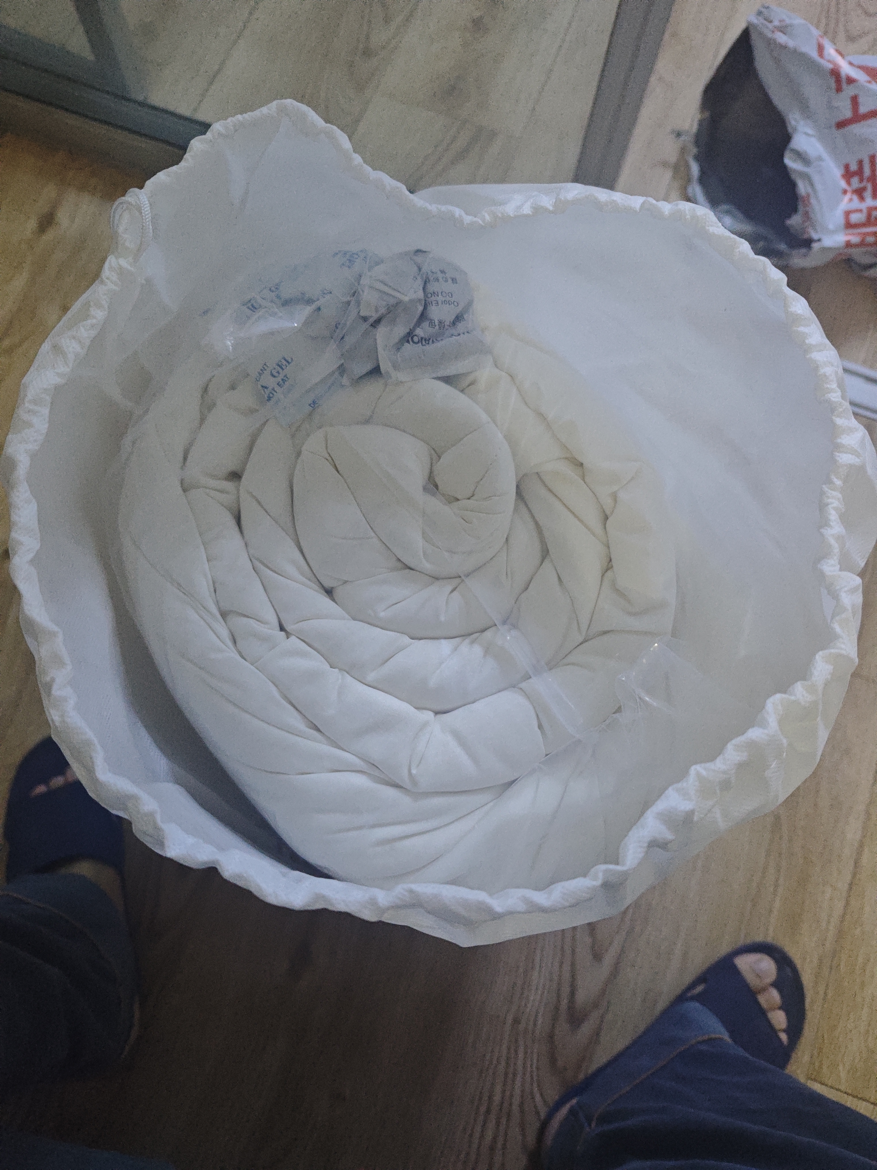 京东京造【里外全棉】100%新疆棉花被芯被子四季通用纯棉 冬厚被2x2.3m 实拍图