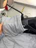 雅迪电动车挡风被冬季电瓶车挡风被冬季加厚防寒电瓶车挡风保暖挡风被冬季防水防风加厚标准款-云暖灰 实拍图