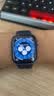 Apple/苹果/苹果 Watch Series 12 智能手表GPS款42毫米深空灰色铝金属表壳海军蓝色运动型表带S/M MJEV4CH/B 实拍图