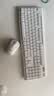 罗技（Logitech）MK295无线键鼠套装 静音办公无线键盘鼠标套装 静音鼠标键盘笔记本电脑键盘薄膜 全尺寸家用104键 【舒适手感 行业热销】轻音简约白 实拍图