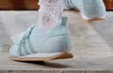 adidas「冰淇淋T头鞋」VS JOG 2.0薄底运动鞋男女阿迪达斯轻运动 浅天蓝/金属银/亮白 (推荐女生选小半码)   37 实拍图