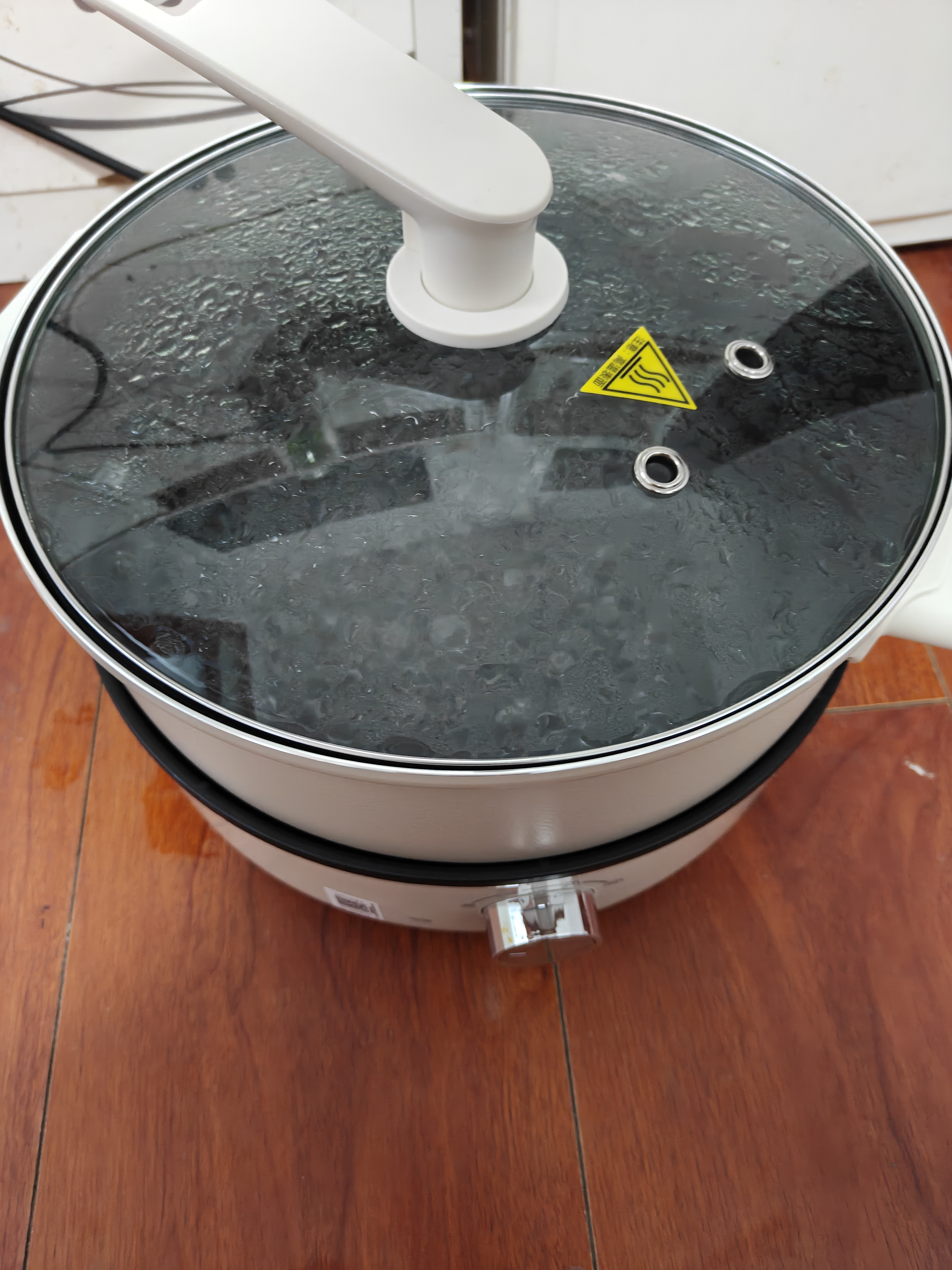 美的（Midea）【品牌直营】多功能锅 分体式电火锅超速沸烤肉锅一锅多用电煮锅火锅专用锅蒸煮炖煎烤涮一体 11L 【多功能】涮煮锅+蒸笼+烤盘28T71S 实拍图