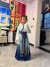 小淘孩男童中国风古风儿童中秋节汉服古装国学演出服  飞鱼广袖120 晒单实拍图